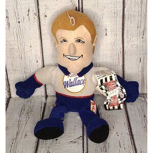10" Vintage 1999 Coolbeans NASCAR DRIVER #2 Rusty Wallace Plush Doll Beanbag